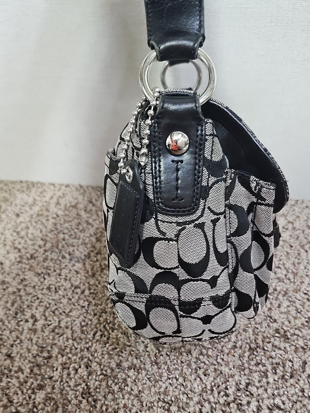 COACH 11862 SOHO SIGNATURE FLAP SHOULDER BAG BFPM-08-041 View 4